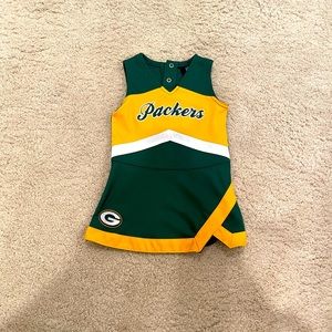 Green Bay Packer cheerleader dress